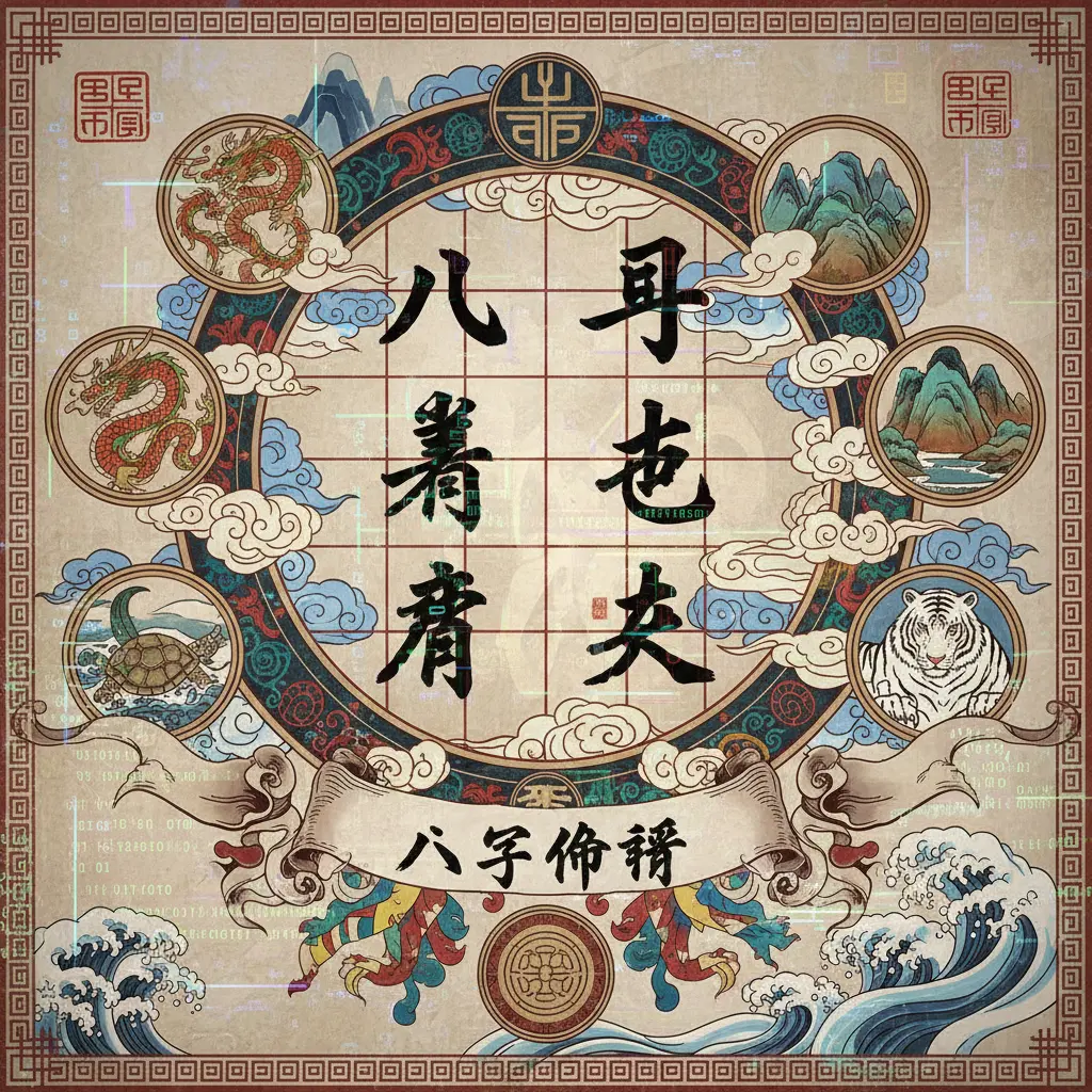 八字命評 - 八字命盤