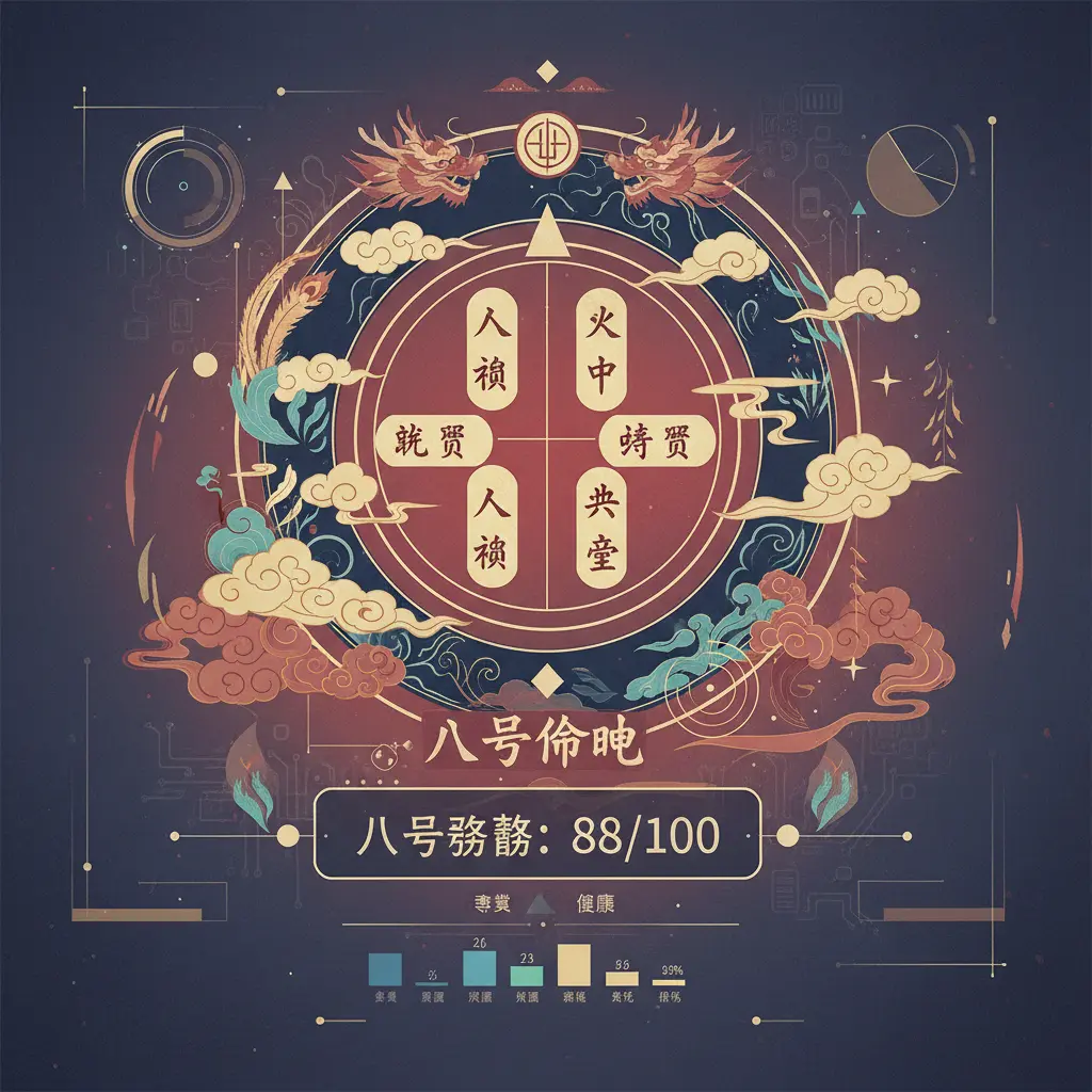 八字分數 - 八字命盤