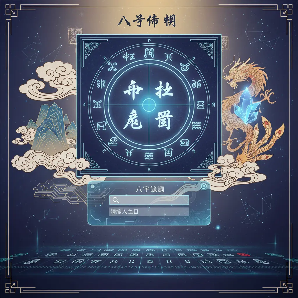 八字查詢 - 八字命盤