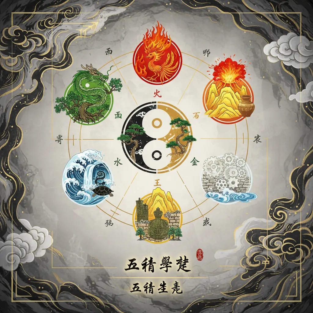 五行生剋 - 五行學說