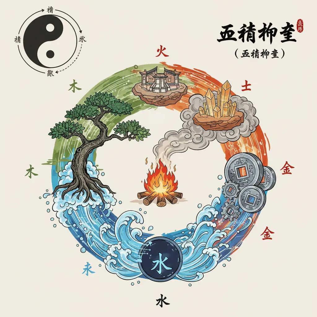 五行生剋 - 五行相生