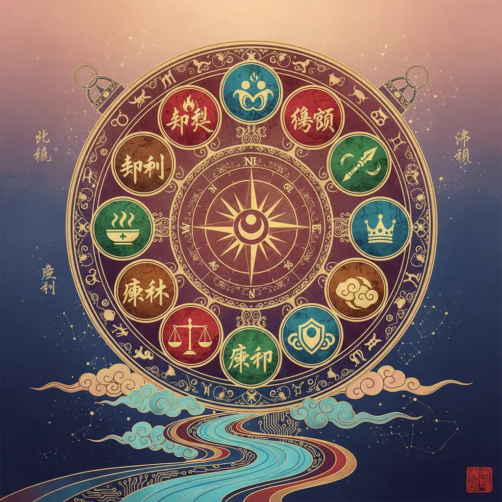 八字盤 - 十神