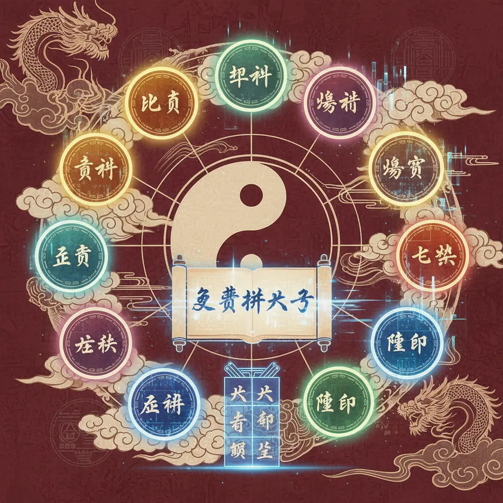 免費排八字 - 十神